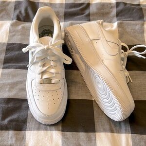 New all white Nike Air Force 1 size youth 7/EUR 40 (fits size 8.5-9 women’s)